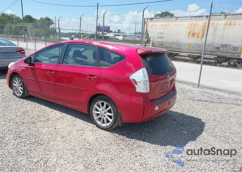 2012 Toyota Prius V Five z USA, uszkodzony, nr VIN JTDZN3EU8C3149863